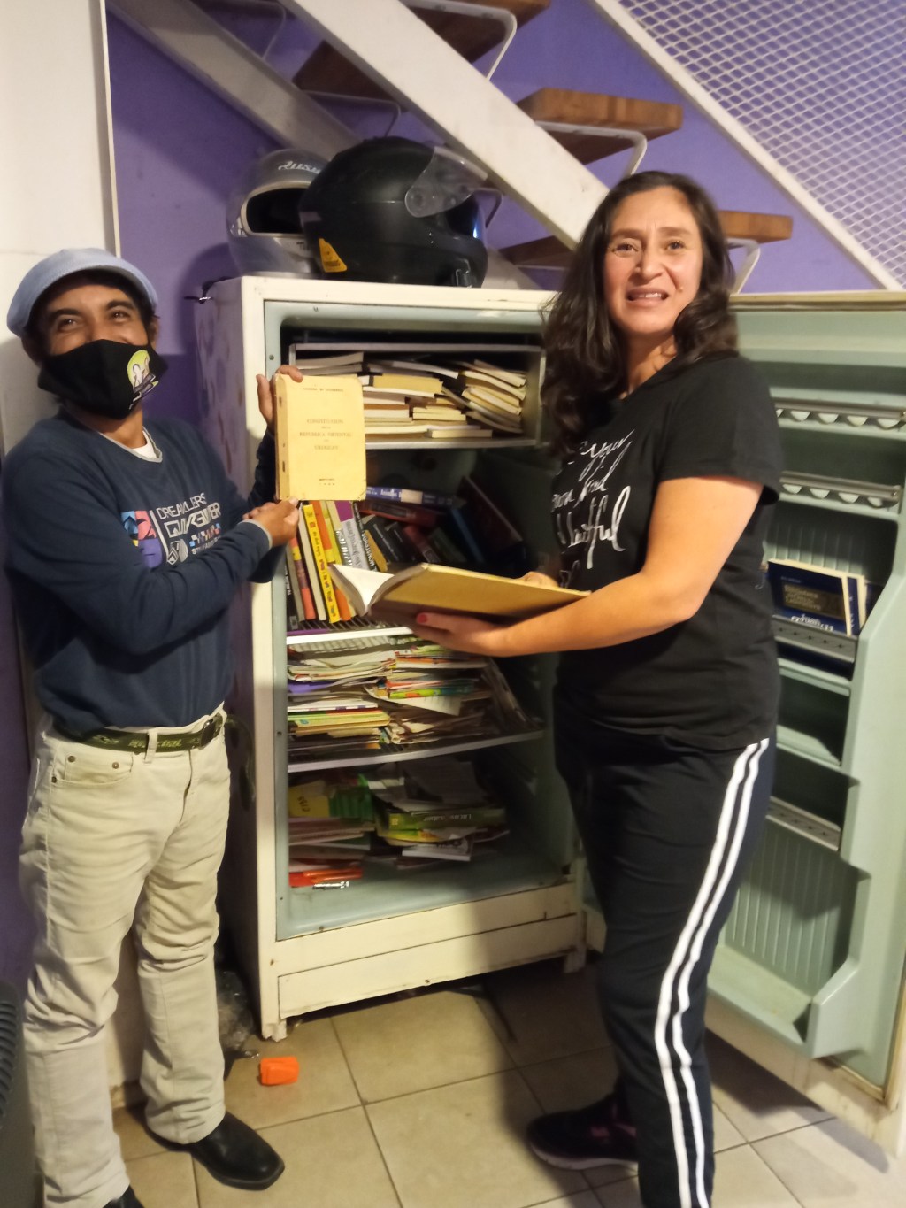 Una biblioheladera para mejorar el&nbsp;barrio