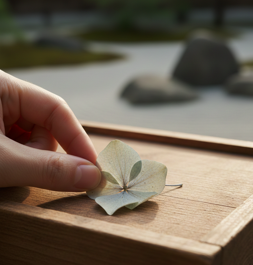 Alquimia de lo efímero: la conexión espiritual entre el Oshibana, el Wabi-sabi y el Mono no aware